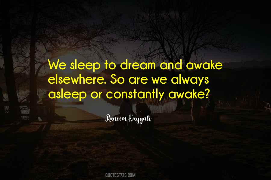 Dream Sleep Quotes #160150