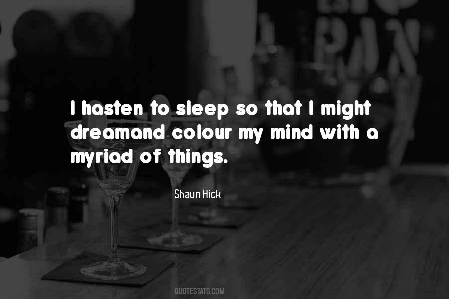 Dream Sleep Quotes #315823