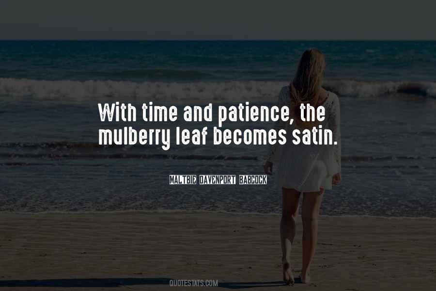 Patience Time Quotes #1393616