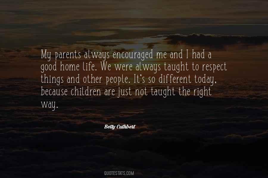 Quotes About Good Parents #174790