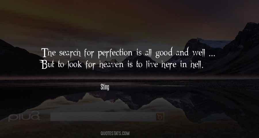 Search For Perfection Quotes #950996
