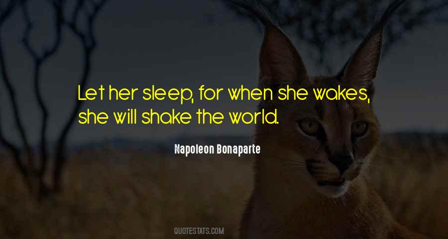 Let Him Sleep For When He Wakes Quotes #957336