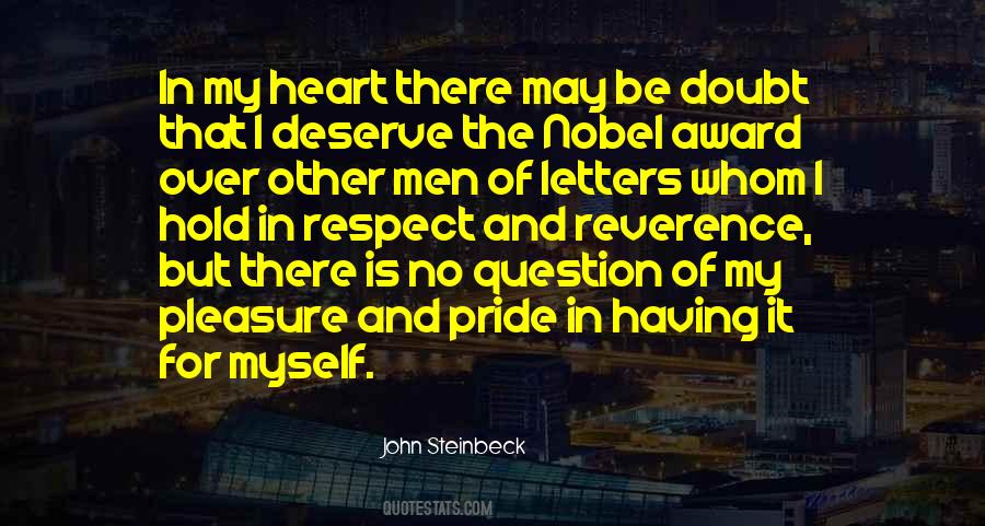 Pride In Myself Quotes #1039628