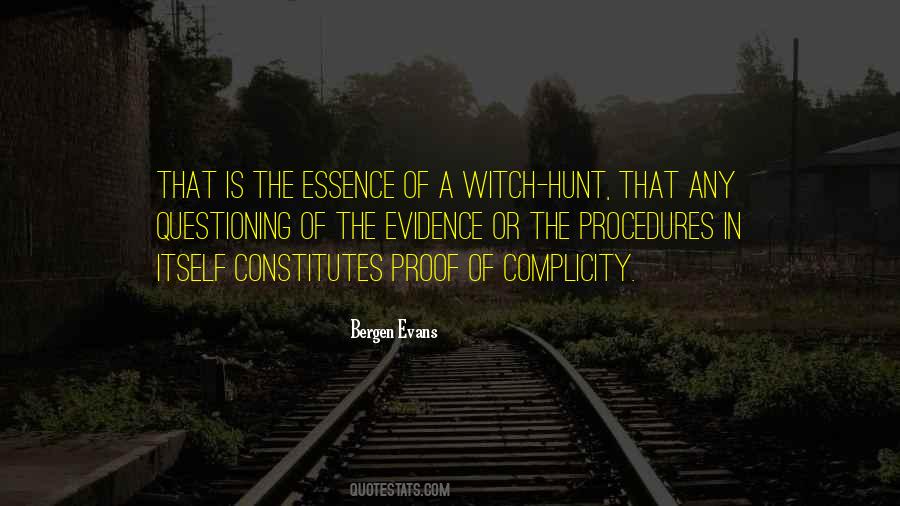 Quotes About The Witch Hunt #970380