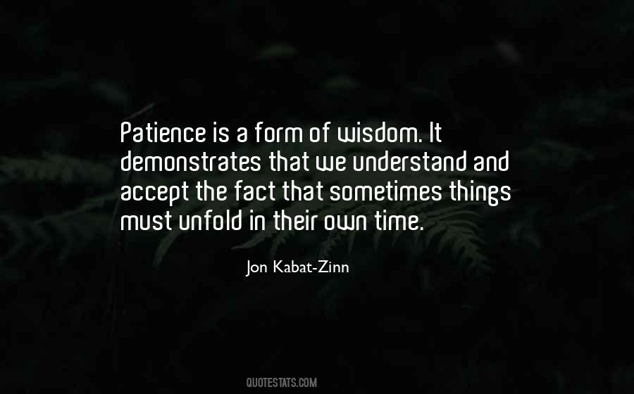 Quotes About Wisdom In Time #610868