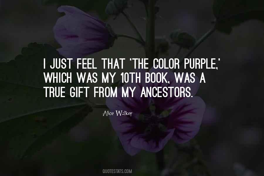 Quotes About The Purple #105091