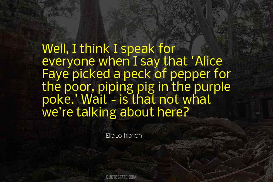 Quotes About The Purple #1749790