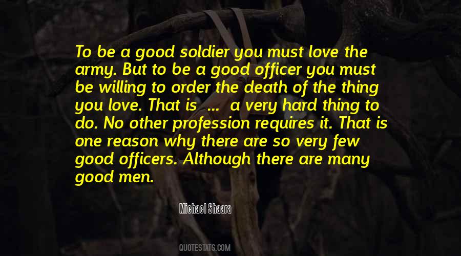 Quotes About Good Officers #1494652