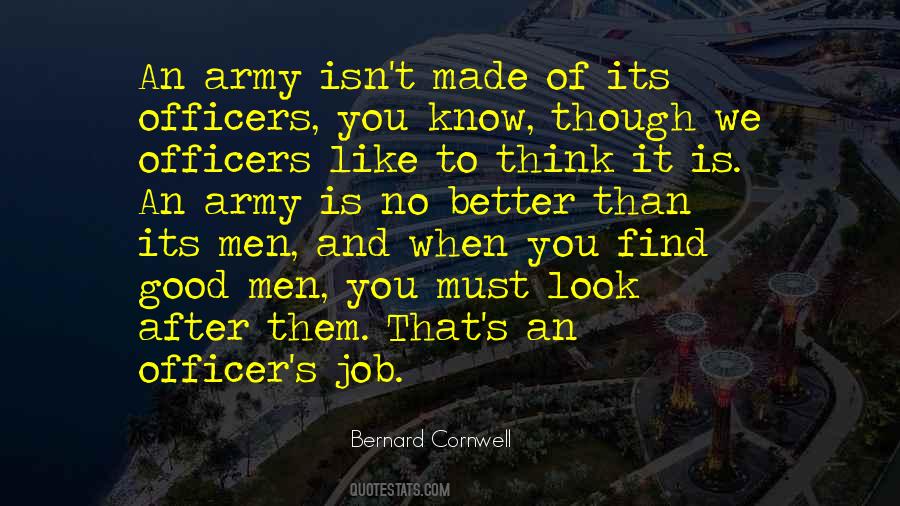 Quotes About Good Officers #5780