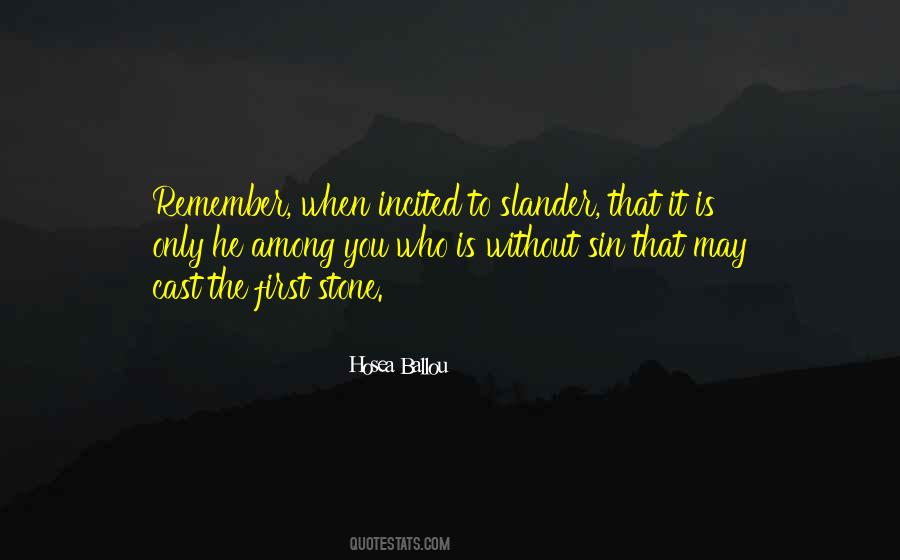 He Who Is Without Sin Cast Quotes #1625786