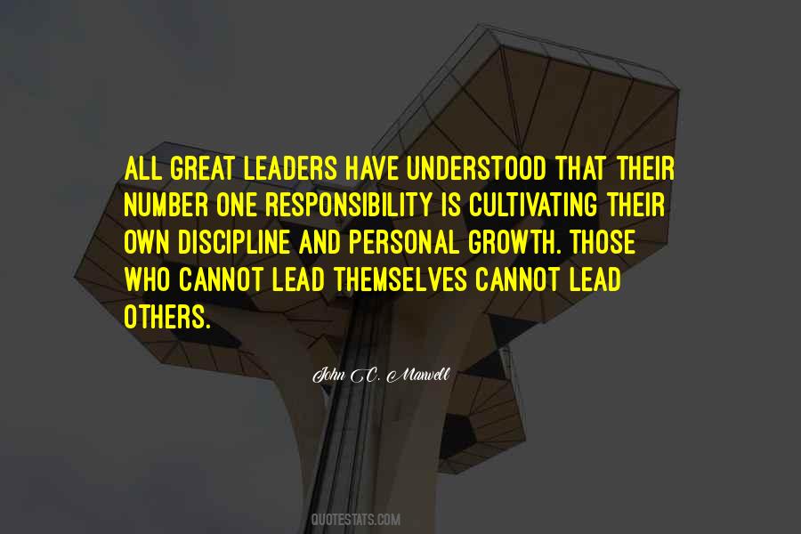 Responsibility And Discipline Quotes #212490