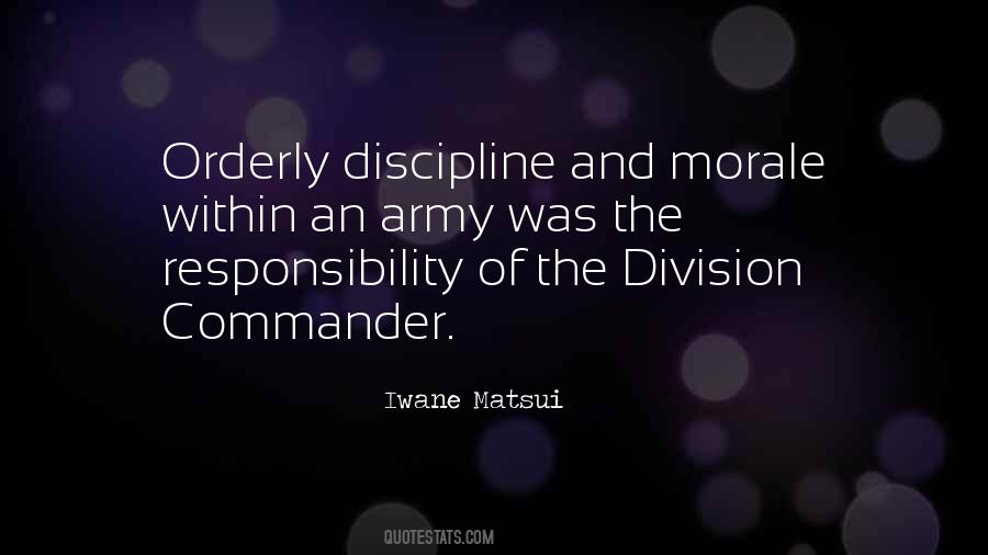 Responsibility And Discipline Quotes #70787