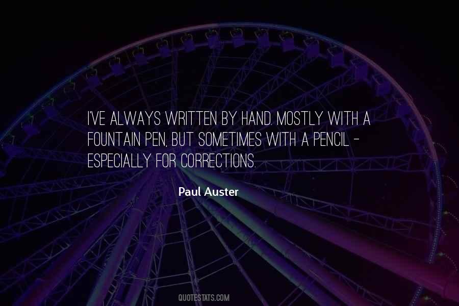Quotes About The Fountain Pen #930110