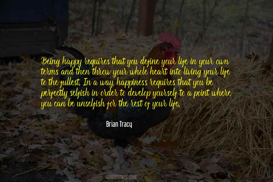Happy Being Yourself Quotes #1024319