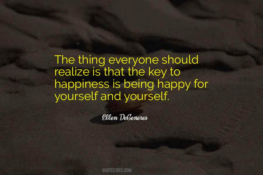 Happy Being Yourself Quotes #1811729