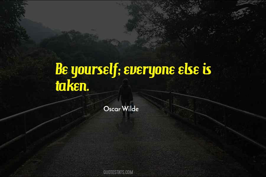 Happy Being Yourself Quotes #1858717