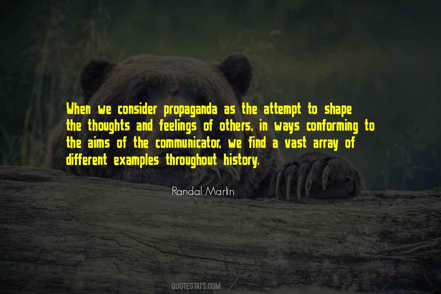 Consider The Feelings Of Others Quotes #1634223