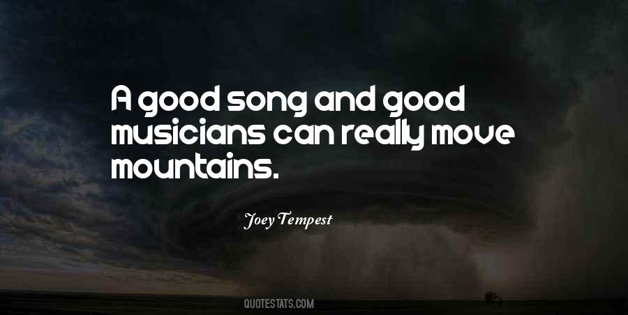 Quotes About Good Musicians #1363433