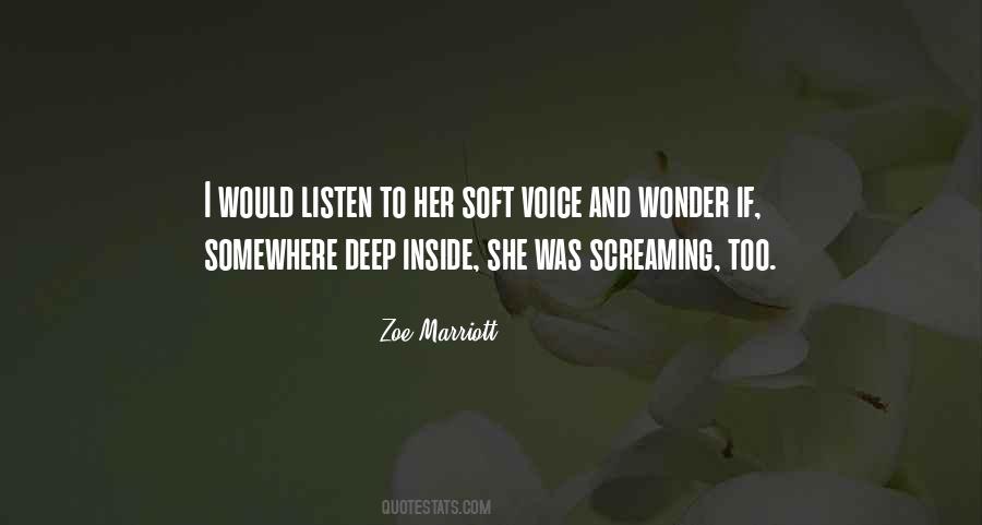 Soft Voice Quotes #1314654