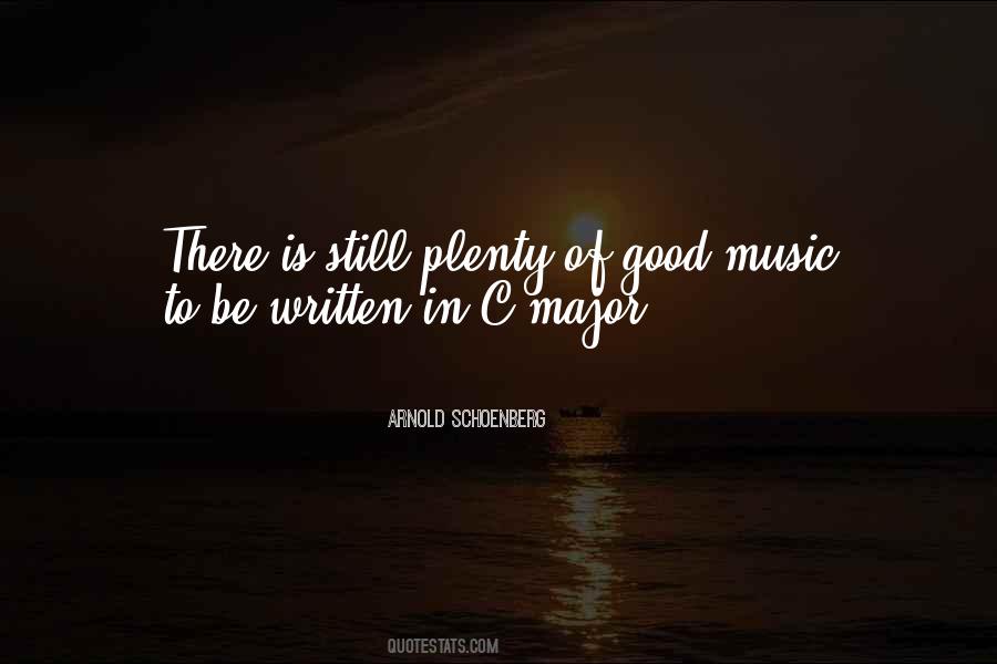 Quotes About Good Music #1369048