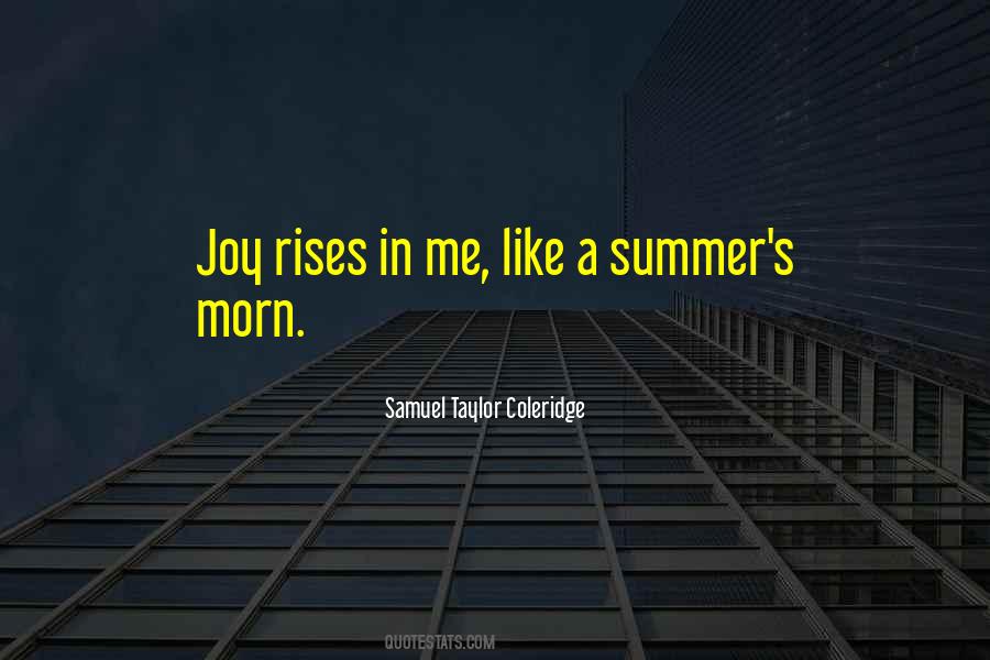Summer Joy Quotes #21560