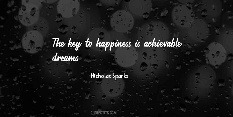 Dreams Happiness Quotes #259010