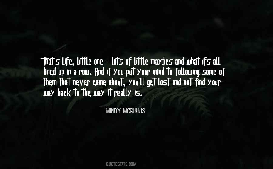 Little One Quotes #1197309