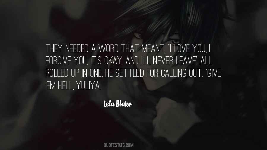 S Word Love Quotes #1796999