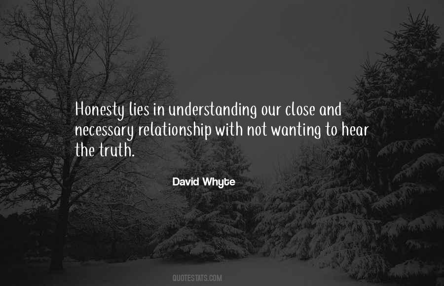 Honesty Lies Quotes #518411