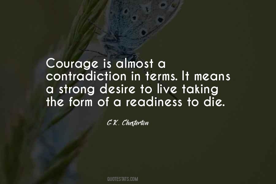 Strong Courage Quotes #143509