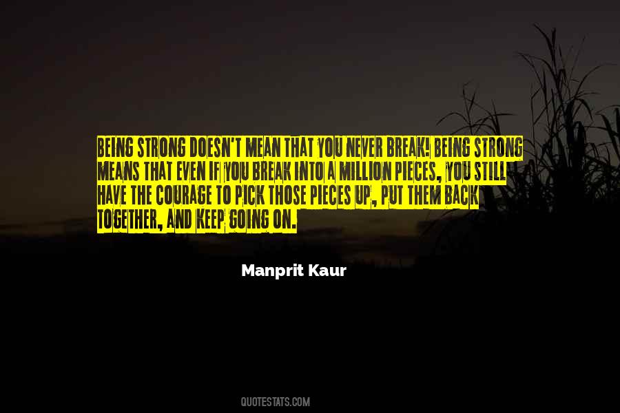 Strong Courage Quotes #426702
