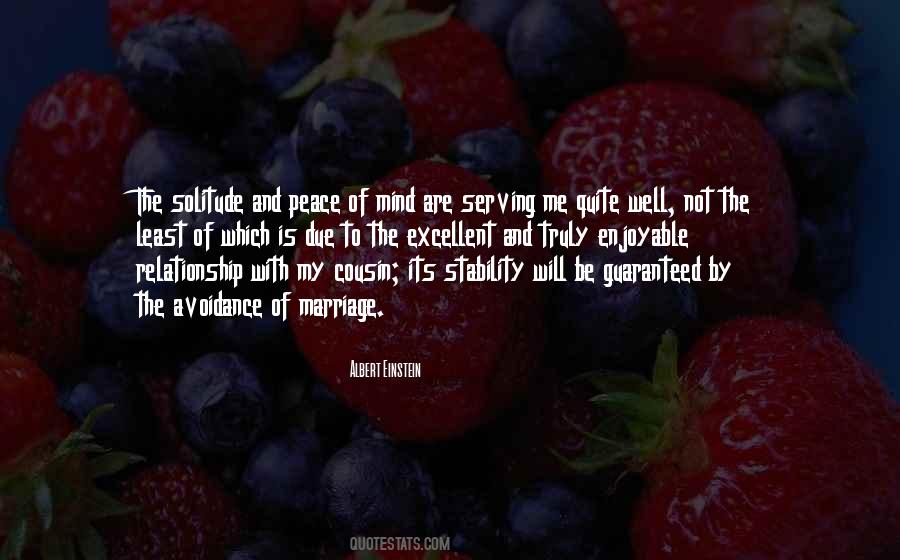 Peace Solitude Quotes #1216554