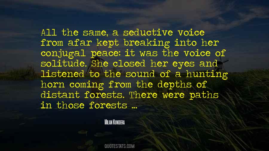 Peace Solitude Quotes #1466325