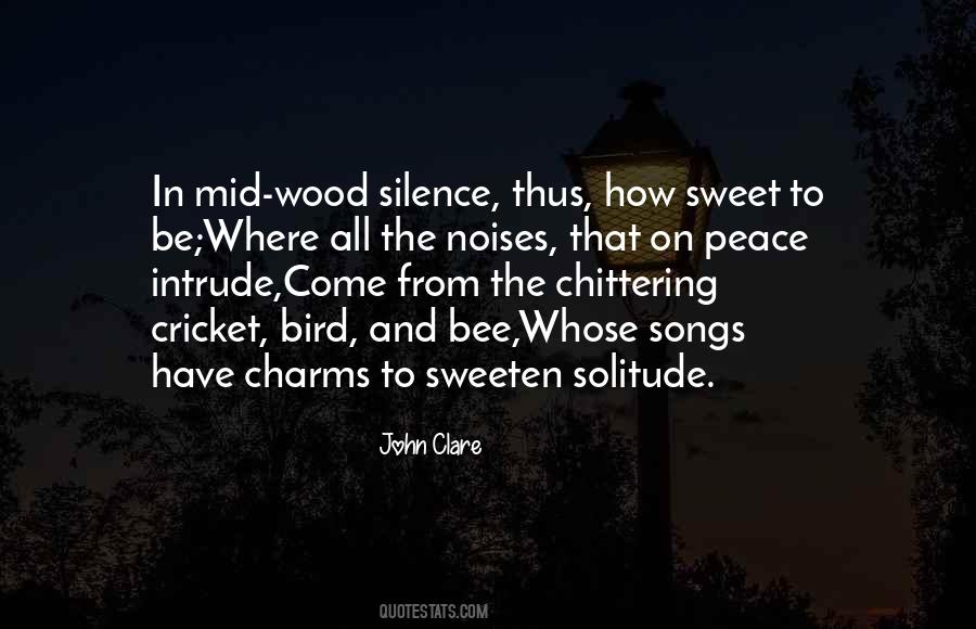 Peace Solitude Quotes #1660118