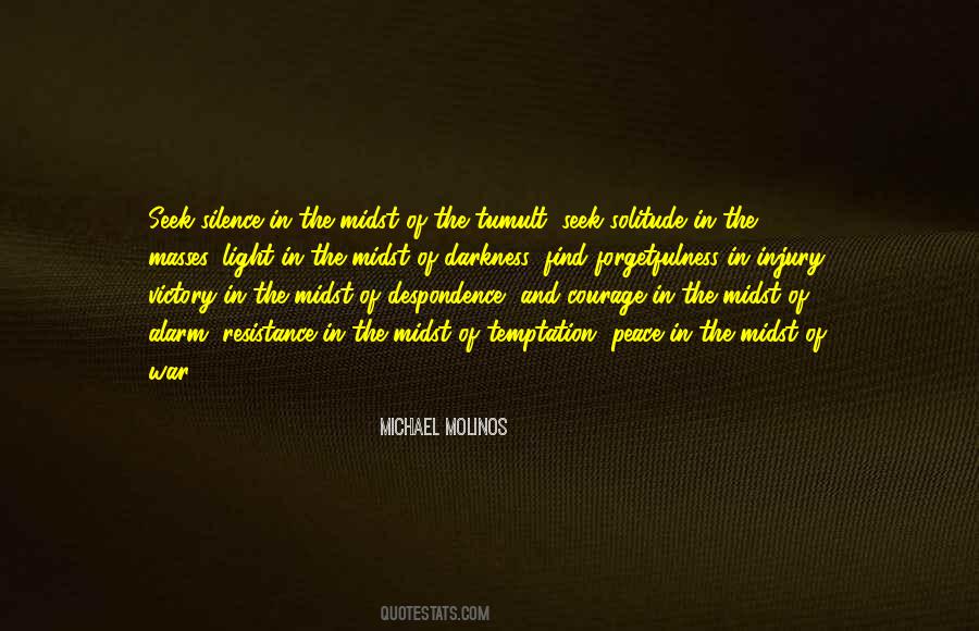 Peace Solitude Quotes #1710831
