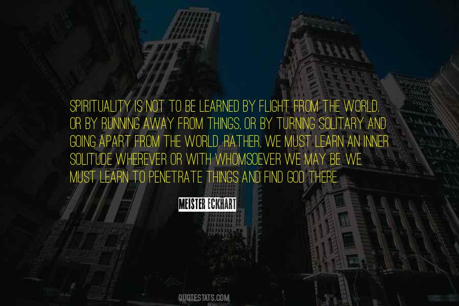 Peace Solitude Quotes #1805207