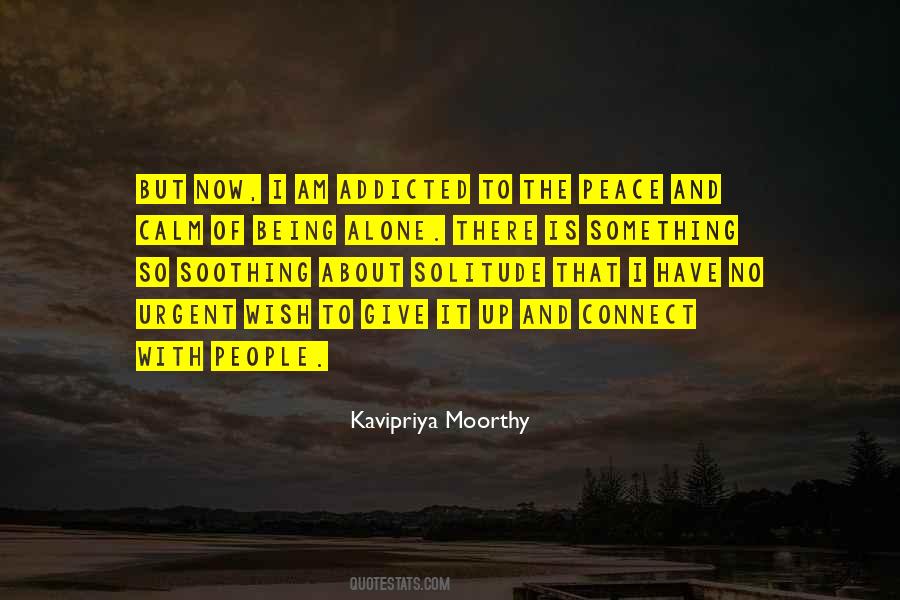 Peace Solitude Quotes #418581