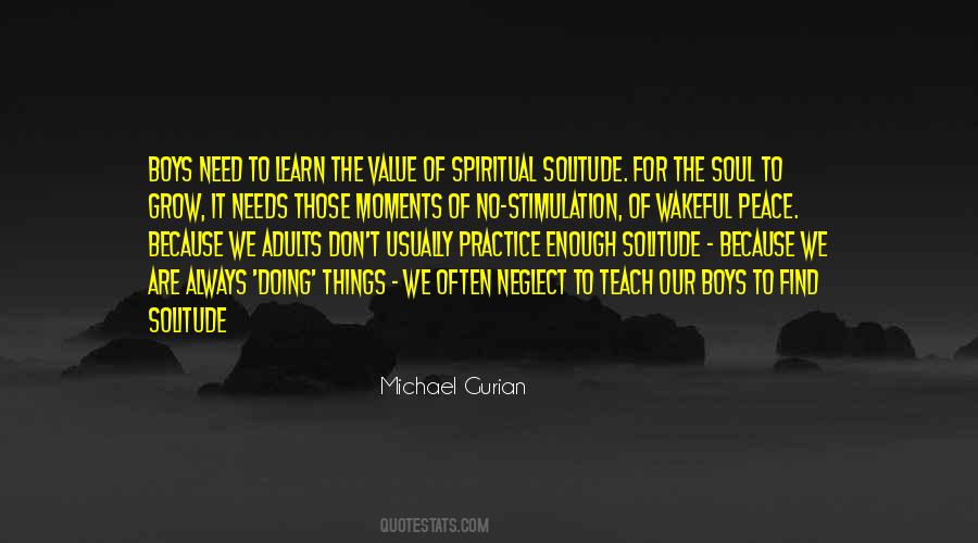 Peace Solitude Quotes #422425