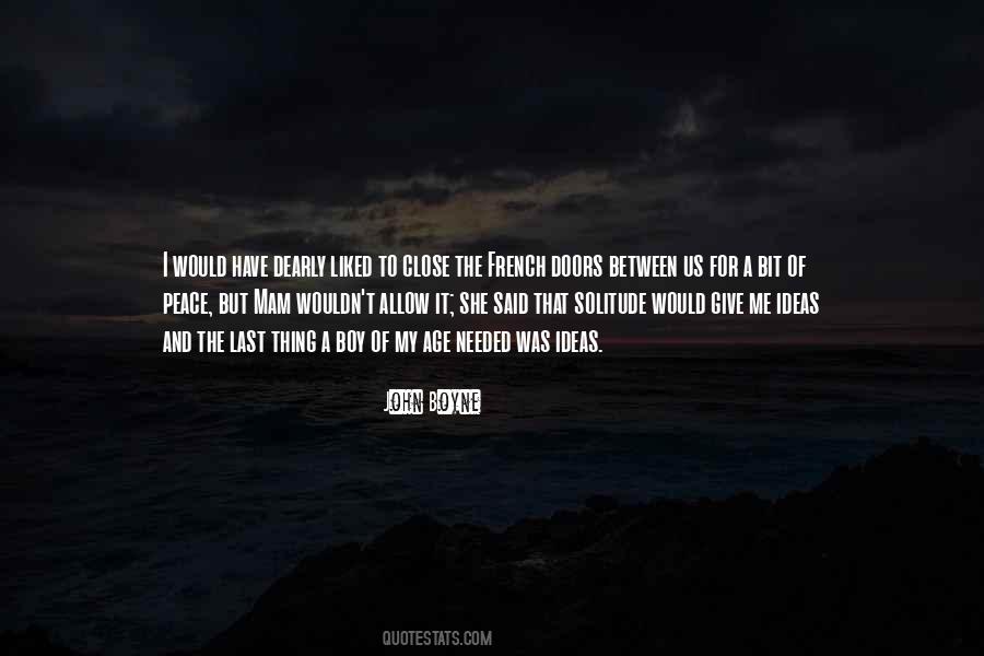 Peace Solitude Quotes #448504