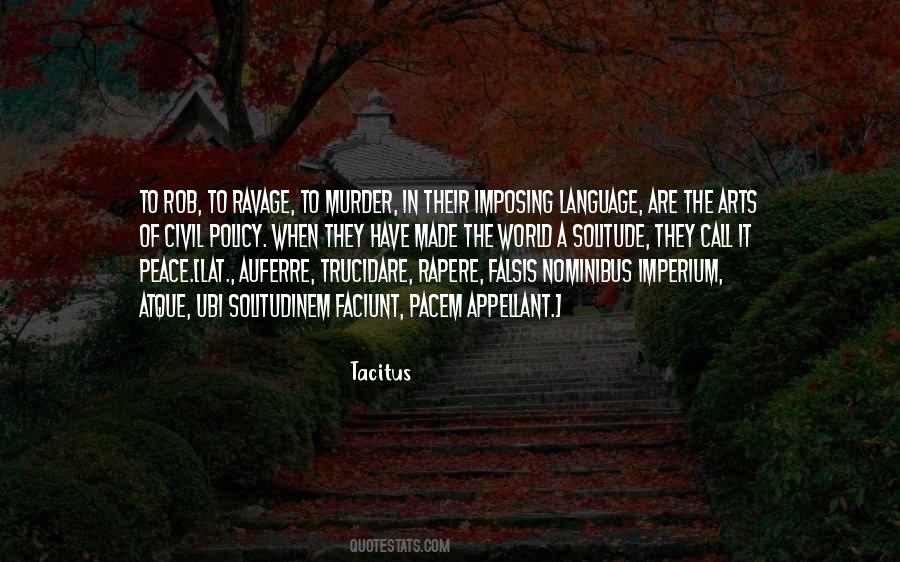 Peace Solitude Quotes #655290