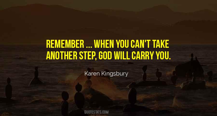 God Will Carry You Quotes #122282