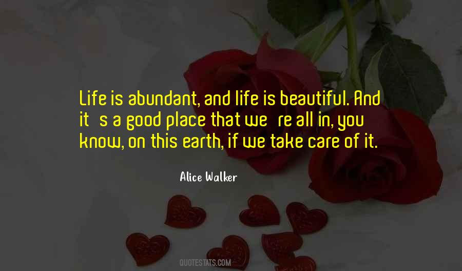 Take Care Of The Earth Quotes #1525874