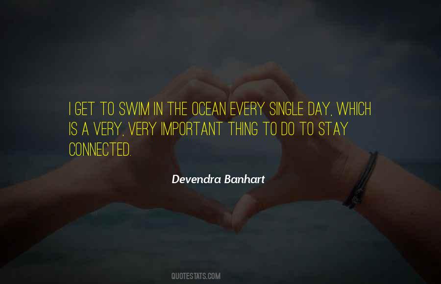 Ocean Swim Quotes #1130495