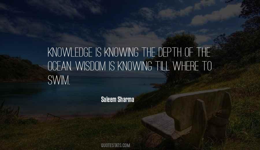 Ocean Swim Quotes #351086