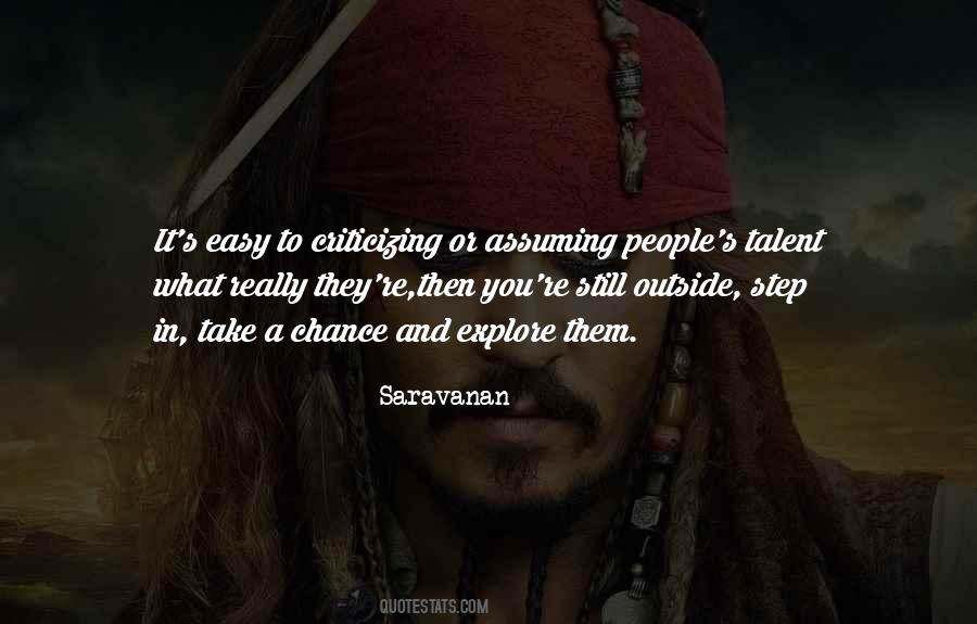 Criticizing Is Easy Quotes #1551552