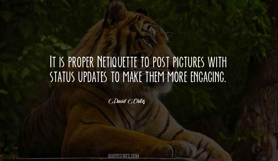 Social Media Status Quotes #32197