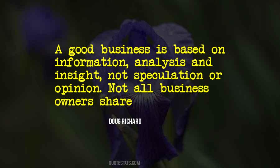 Is Good Business Quotes #71968