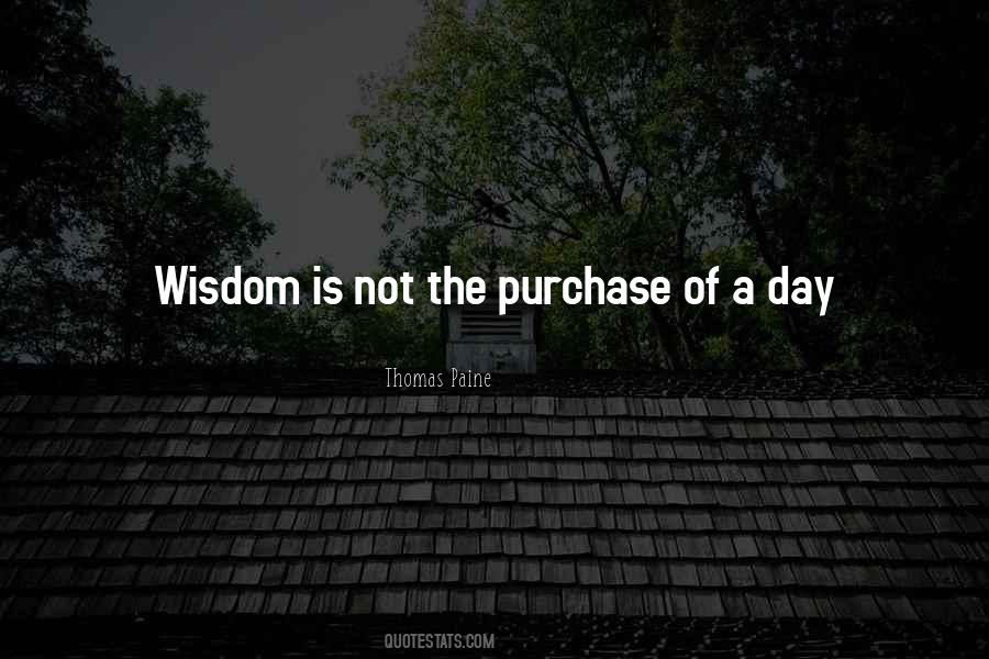 Wisdom Is Quotes #1207511