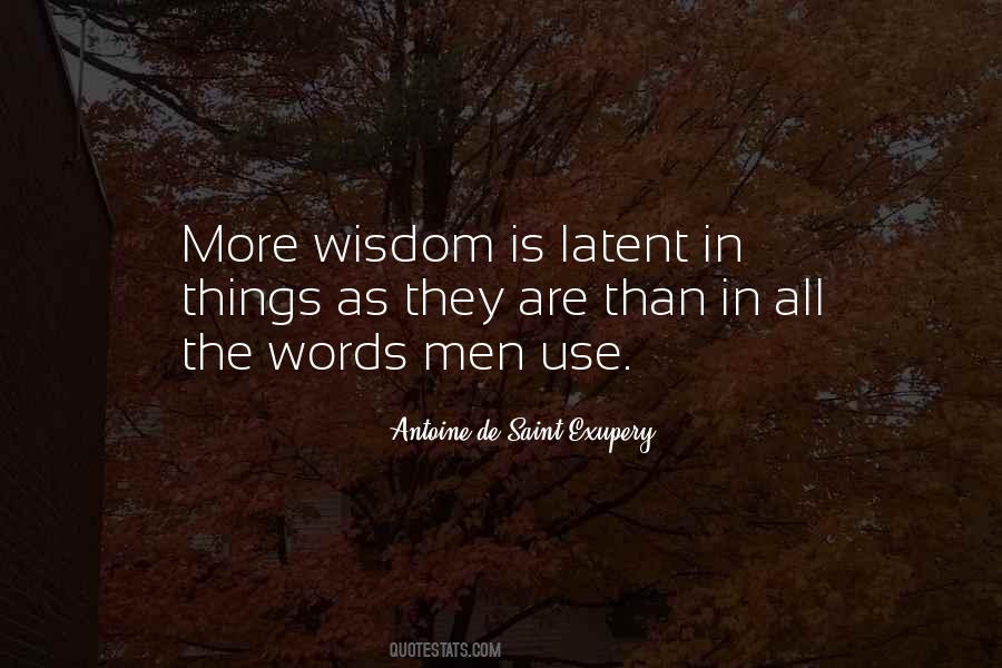 Wisdom Is Quotes #1291937