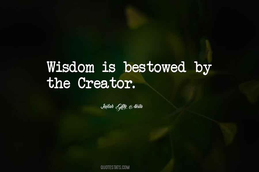 Wisdom Is Quotes #1315669